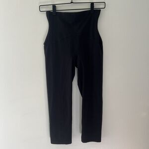 Spanx Black‎ Cropped High-Waisted Leggings Size Medium